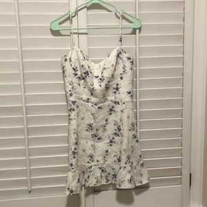 Reformation mini linen sundress